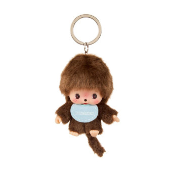 Monchhichi: Bebichhichi Boy Big Head Keychain Monchhichi: Bebichhichi Boy Big Head Keychain