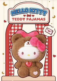 Hello Kitty Teddy Pajamas Keychain Blind Box (Random)