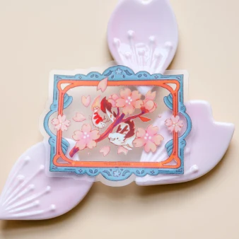 Thousand Skies Vinyl Sticker (Transparent) Friendship Blooms