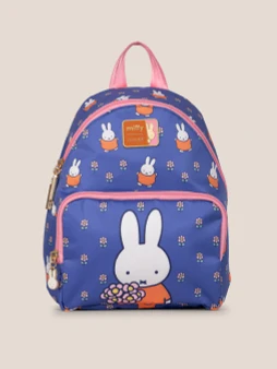 Miffy x JuJuBe Flower Fields Everyday Mini Backpack - Blue & Orange
