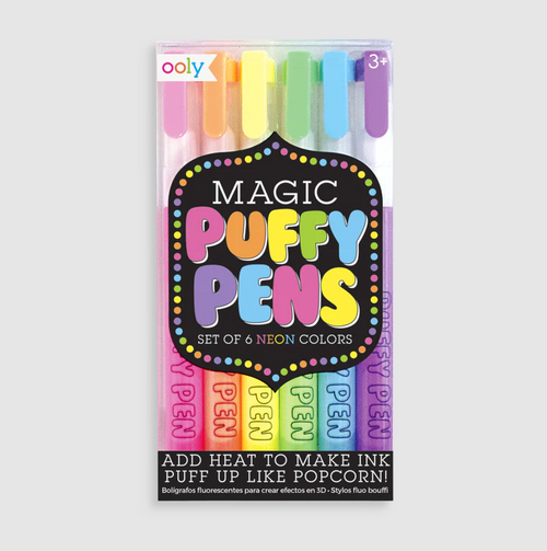 Ooly -  Magic Puffy Pens [Set of 6]