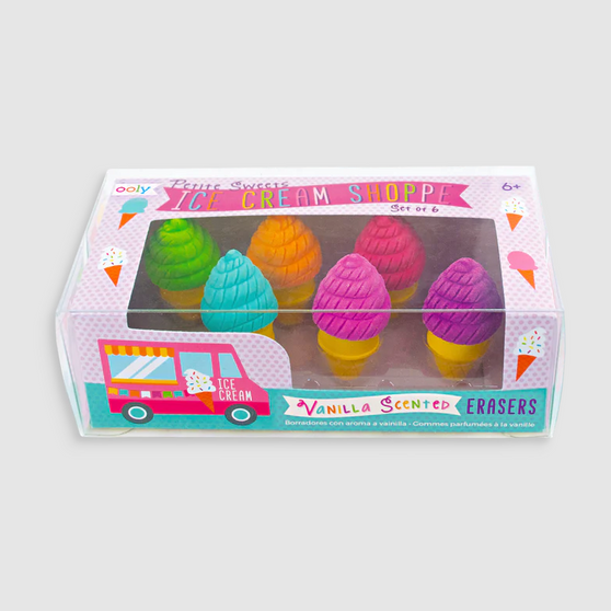 Ooly - Ice Cream Shoppe Vanilla Scented Erasers