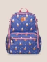 Miffy x JuJuBe Flower Fields Zealous Diaper Bag Backpack - Blue & Orange