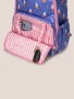 Miffy x JuJuBe Flower Fields Zealous Diaper Bag Backpack - Blue & Orange