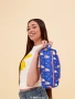 JuJuBe x Miffy Flower Fields Be Dapper Toiletry Cosmetic Pouch - Blue & Orange