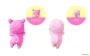 Monchhichi HIPPERS COLORS: Wink Series