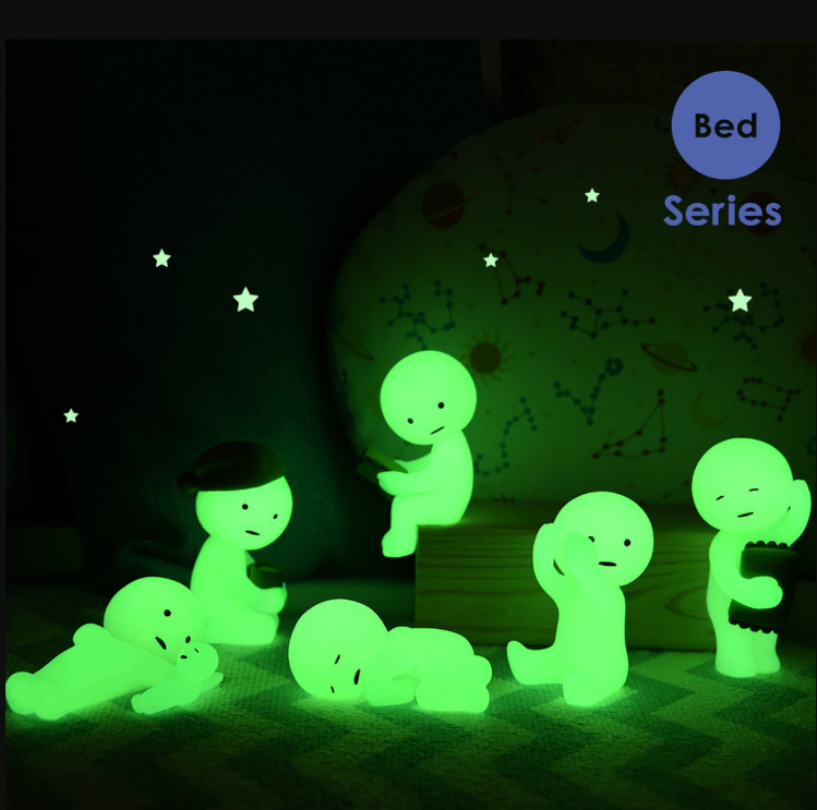 SMISKI Glow in the Dark Blind Box - Bed Series (Random) - Amiko Kawaii ...