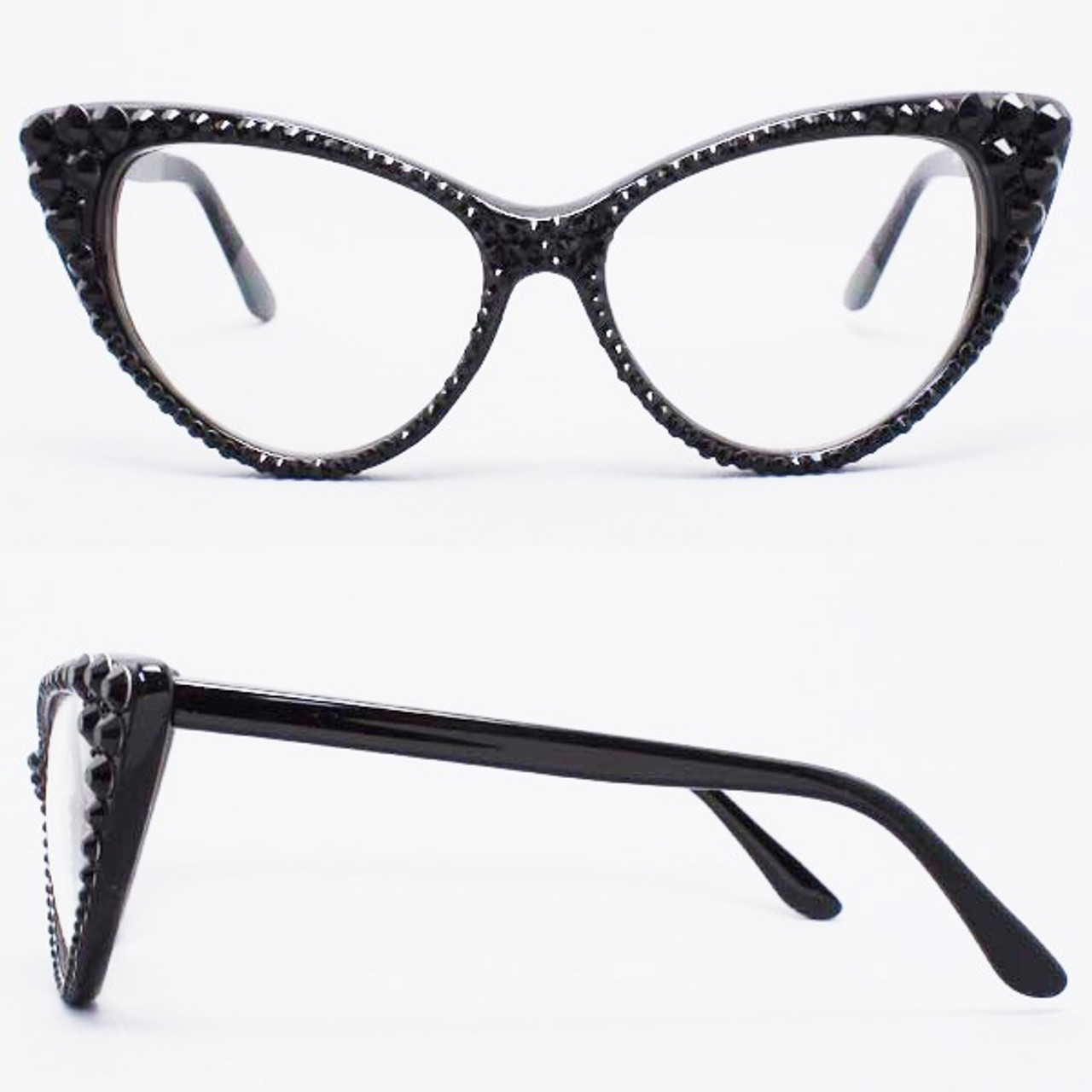 Buy Cat Eye Glasses Rhinestone Glasses Online Trendy Prescription Glasses, Crush