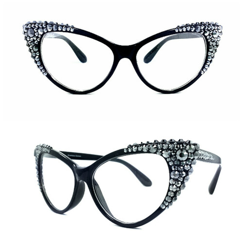 Wendy williams rhinestone cat sales eye glasses