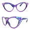 Optical Crystal Cat Eye Reading Glasses