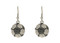 Crystal Soccer Ball Earrings