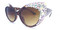 Aurora Majestic Cateye Sunglasses: Various sizes of Aurora Borealis crystals are placed for maximum elegance and style!