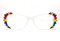 White Frame / Skittles Edition Sunglasses