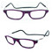 If you would like this style, please choose Black as the frame color and Amethyst as the crystal color. 