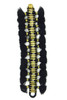 Black and Gold Multi Tassel Bracelet