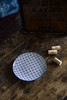 Blue and White Round Plate - I