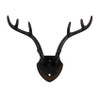 Pewter Antler Hook in Dark Metal