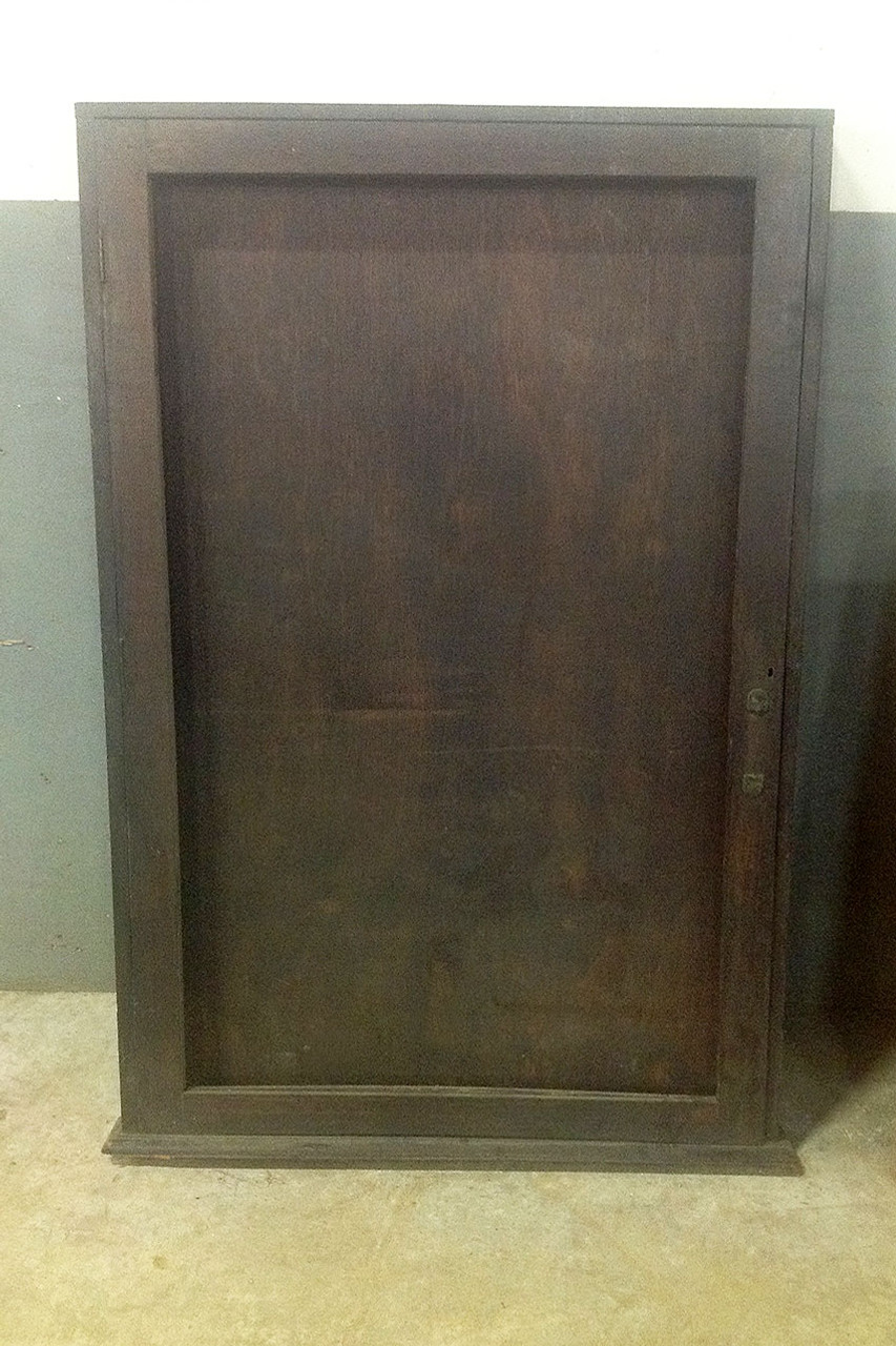 Vintage Dark Wood Rifle Display Cabinet Vagabond Vintage
