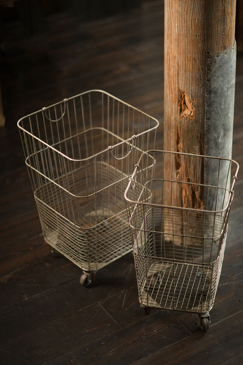 vintage laundry basket