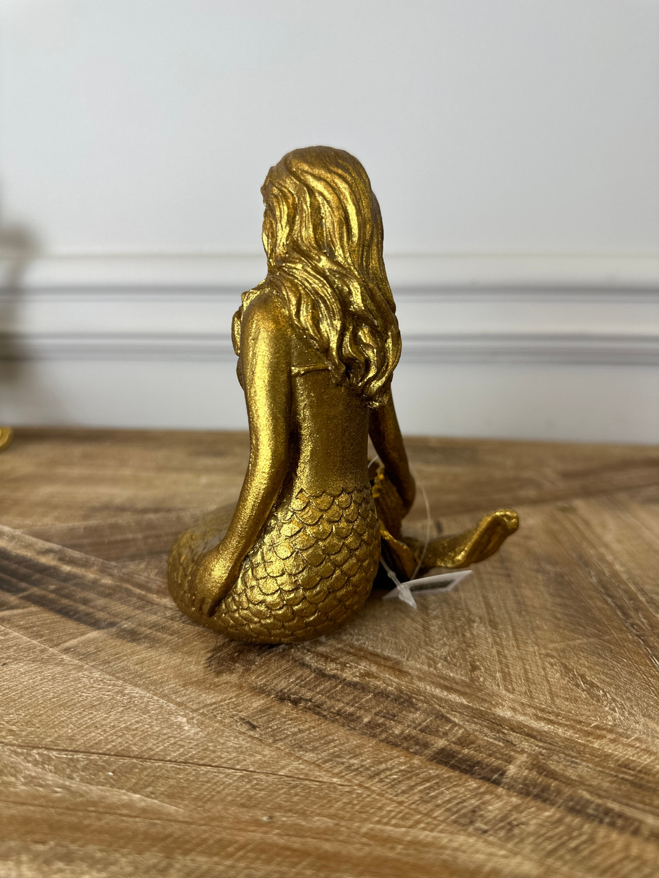 Gold Mermaid Resin Candle Holder - Vagabond Vintage