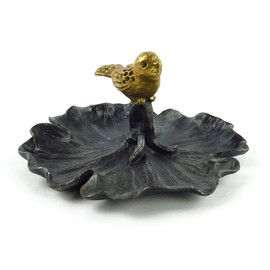 Pewter Bird Jewelry Tray