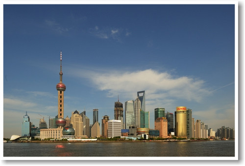 Shanghai China Skyline