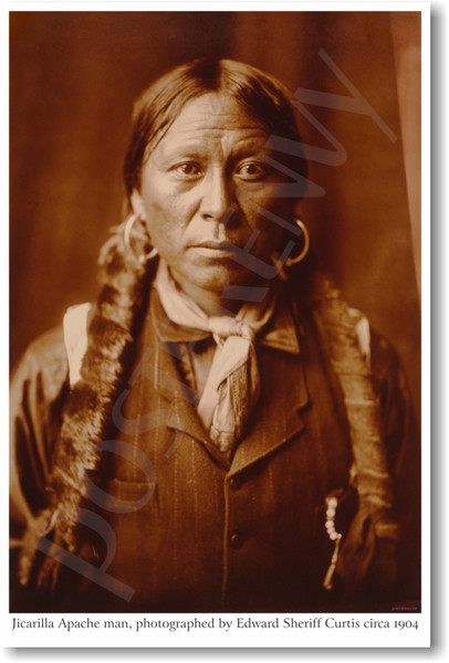 Jicarilla Apache Man - NEW Classroom Social Studies Poster