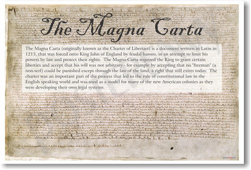 The Magna Carta - NEW Classroom Social Studies Poster