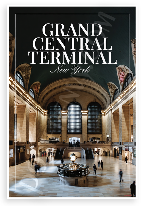 Grand Central Terminal New York City Landmark 12"x18" US Made Poster