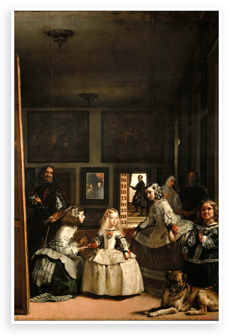 Diego Velazquez Las Meninas 1656 Classic Art 12x18 US Made Poster