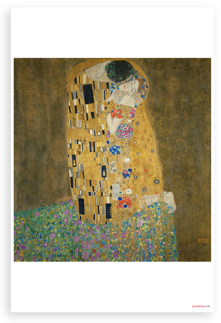 Gustav Klimt The Kiss 1908 Art Nouveau 12"x18" US Made Poster