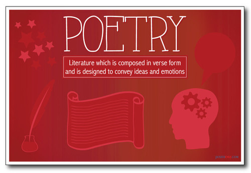 Poetry - NEW Classroom Reading and Writing Poster