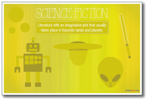 Science Fiction - NEW Classroom Reading and Writing Poster