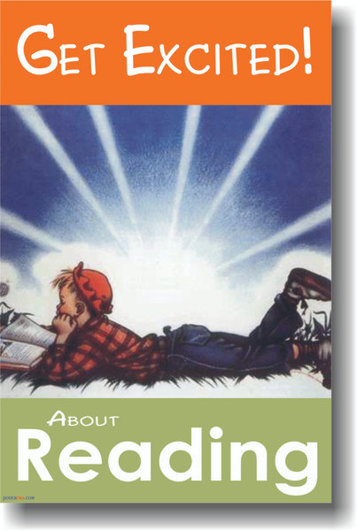 Get Excited About Reading - Boy Reading