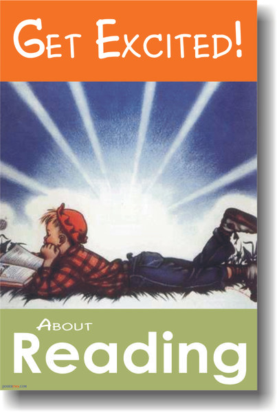 Get Excited About Reading - Boy Reading
