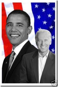 President Barack Obama & Vice President Joe Biden - Historic Ticket