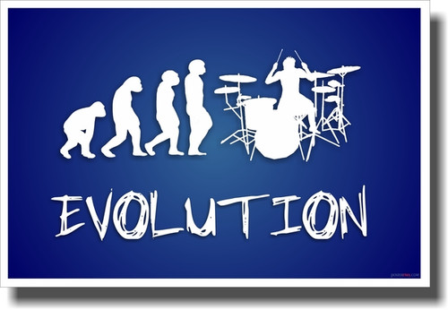 Drummer Evolution 2 - NEW Music Poster