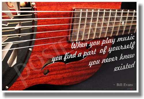 When You Play Music - Resonator - NEW Music Poster