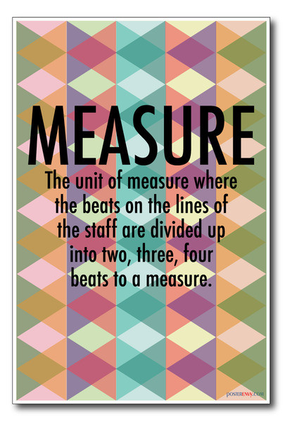 Measure - NEW Music Poster