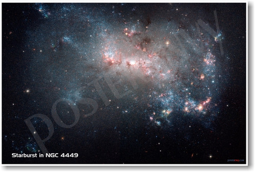 Starburst in NGC 4449 - NEW Space Astronomy Poster