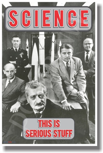 Science: This is Serious Stuff - NEW Classroom Science Poster