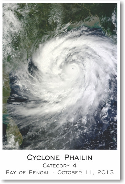Cyclone Phailin - NEW Classroom Science Poster