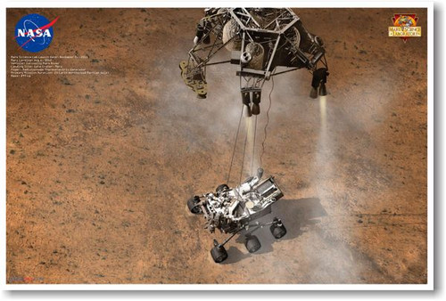 Curious? Mars Curiosity 5 - Classroom Science Poster