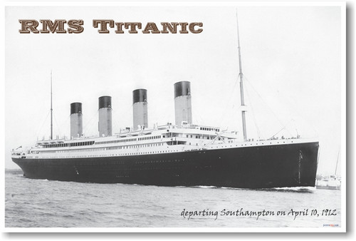 RMS Titanic - NEW Vintage Reprint Poster