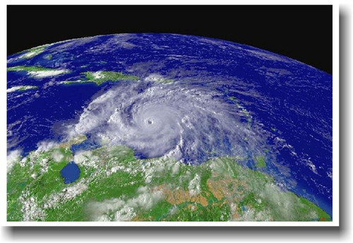 Hurricane Ivan from Space - Classroom Weather Science Poster