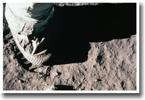 Apollo Astronaut Walking on the Moon