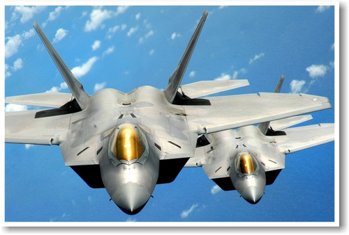 Pair of F-22 Airforce Raptors