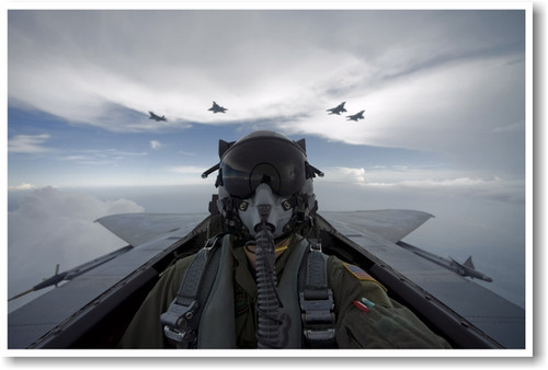 Self Portrait - F15 Jet Fighter Pilot