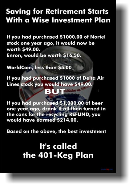 Saving for Retirement - 401-Keg Plan