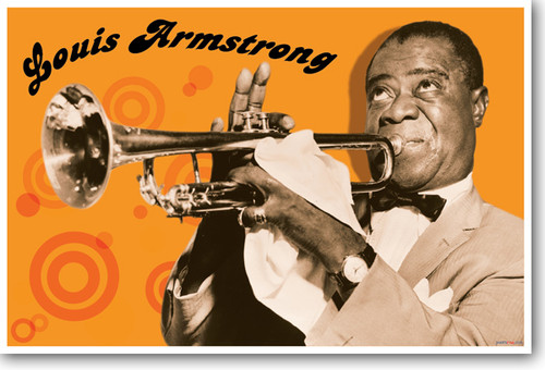 Louis Armstrong - NEW Famous Person Music Poster